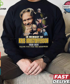 In Memory Of Kris Kristofferson 1936 2024 Thank You For The Memories Signature Shirt