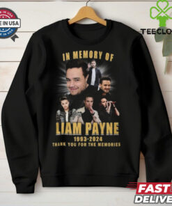 In Memory Of Liam Payne 1993 2024 Thank You For The Memories Gift For Fans T Shirt