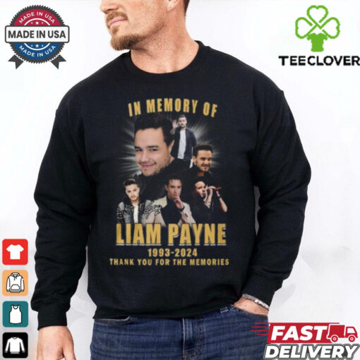 In Memory Of Liam Payne 1993 2024 Thank You For The Memories Gift For Fans T Shirt