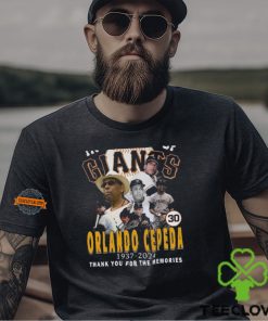 In Memory Of Orlando Cepeda 1937 2024 Thank You For The Memories T Shirt