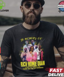 In Memory Of Rich Homie Quan 1989 2024 Thank You For The Memories T Shirt
