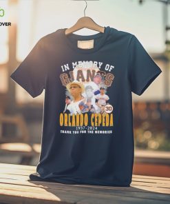 In Memory Of San Francisco Giants Orlando Cepeda 1937 2024 Thank You For The Memories T Shirt