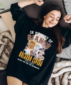 In Memory Of San Francisco Giants Orlando Cepeda 1937 2024 Thank You For The Memories T Shirt