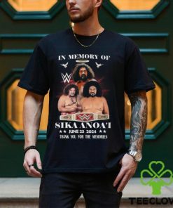 In Memory Of Sika Anoa’i June 25, 2024 Thank You For The Memories T Shirt