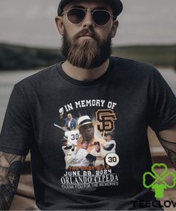 In Memory Of The Baby Bull June 28, 2024 Orlando Cepeda Thank You For The Memories T Shirt