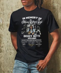 In Memory Of The Truman Brothers Band Dickey Betts Signature T Shirt