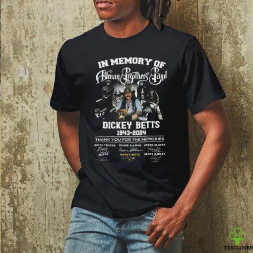 In Memory Of The Truman Brothers Band Dickey Betts Signature T Shirt