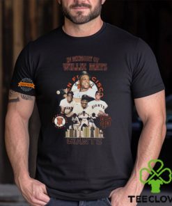 In Memory Of Willie Mays San Francisco Giants T Shirt