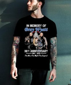 In Memory of Bray Wyatt 36th Anniversary 1987 2023 The Man the Myth The Legend signature shirt