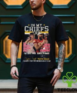 In My Chiefs Era Taylor Swift And Travis Kelce Thanks For The Memorable Year T Shirt