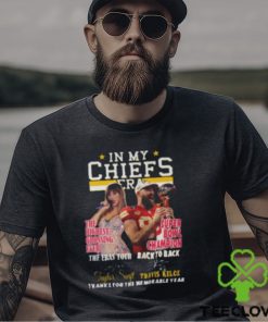 In My Chiefs Era Taylor Swift And Travis Kelce Thanks For The Memorable Year T Shirt