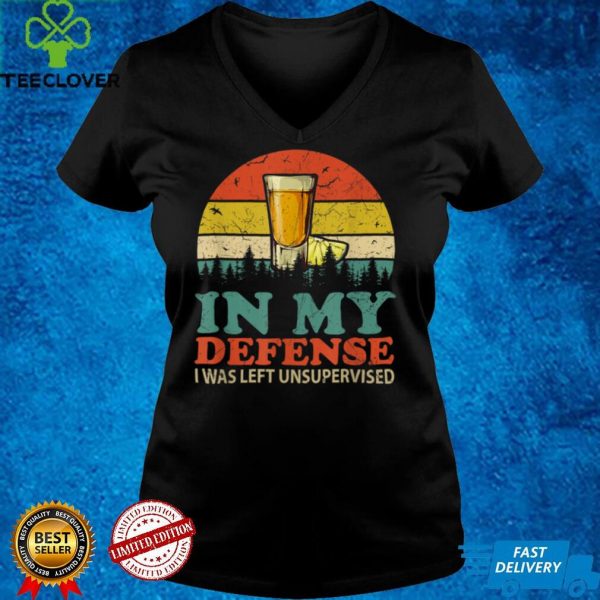 In My Defense I Was Left Unsupervised Shirt Men Women Retro T Shirt (2)