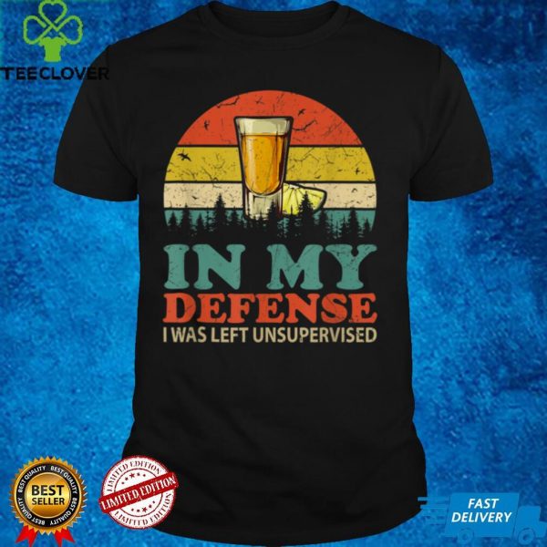 In My Defense I Was Left Unsupervised Shirt Men Women Retro T Shirt (2)