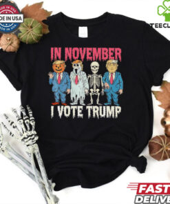In November I vote Trump Halloween shirt