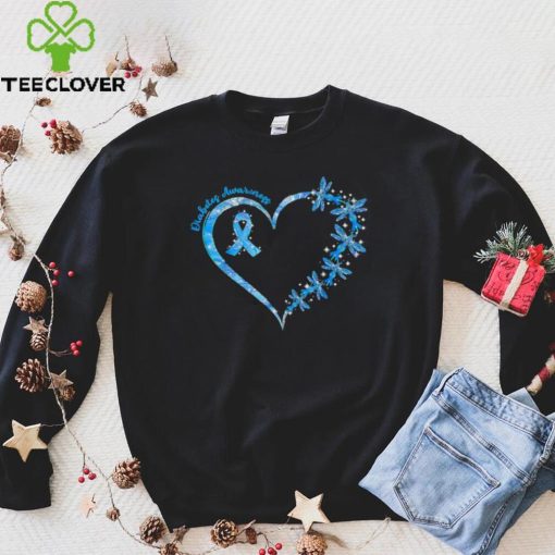 In November We Wear Blue Cure Diabetes Awareness T Shirt