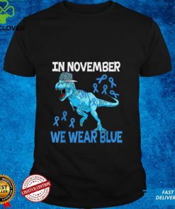 In November We Wear Blue Diabetes Awareness Toddler Kids T Shirt 1 tee