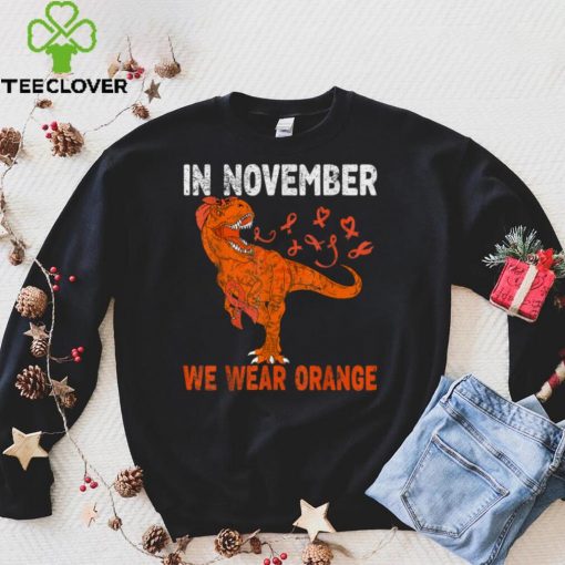 In November We Wear Orange COPD Awareness Trex Kids Toddler T Shirt hoodie, Sweater Shirt