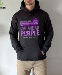 In November We Wear Purple Pancreatic Cancer Awareness T Shirt