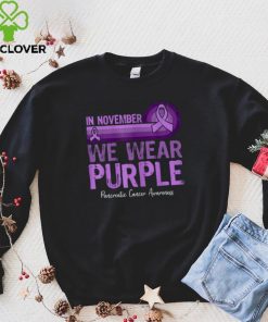 In November We Wear Purple Pancreatic Cancer Awareness T Shirt