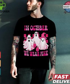 In October We Wear P.I.N.K Breast Cancer Ghost Shirt 2 In October We Wear P.I.N.K Breast Cancer Ghost Shirt