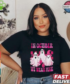 In October We Wear P.I.N.K Breast Cancer Ghost Shirt 3 In October We Wear P.I.N.K Breast Cancer Ghost Shirt