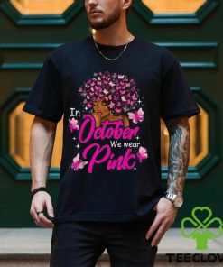 In October We Wear Pink African American Women T Shirt