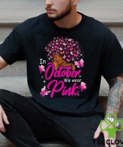 In October We Wear Pink African American Women T Shirt