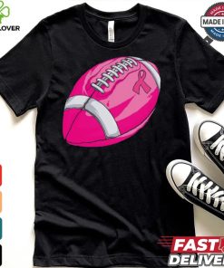 In October We Wear Pink Football Breast Cancer Awareness Tie Dye T Shirt