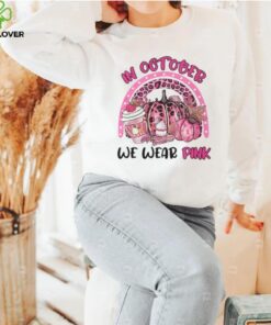 In October We Were Pink Sweatshirt, Leopard Pink Pumpkins