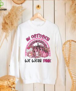 In October We Were Pink Sweatshirt, Leopard Pink Pumpkins