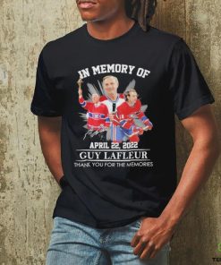 In The Memory Of Guy Lafleur Thank You For The Memories T Shirt