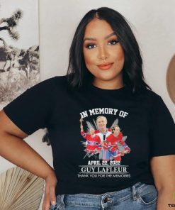 In The Memory Of Guy Lafleur Thank You For The Memories T Shirt