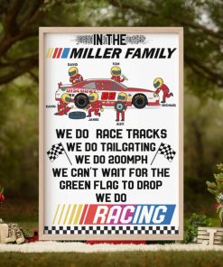 In This Family We Do Race Racks Personalized Racing Canvas Print