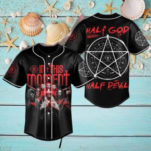 In This Moment Half God Half Devil Custom Baseball Jersey
