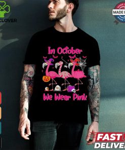In We Wear P.I.N.K Flamingo Breast Cancer Awareness Shirt 3 In We Wear P.I.N.K Flamingo Breast Cancer Awareness Shirt