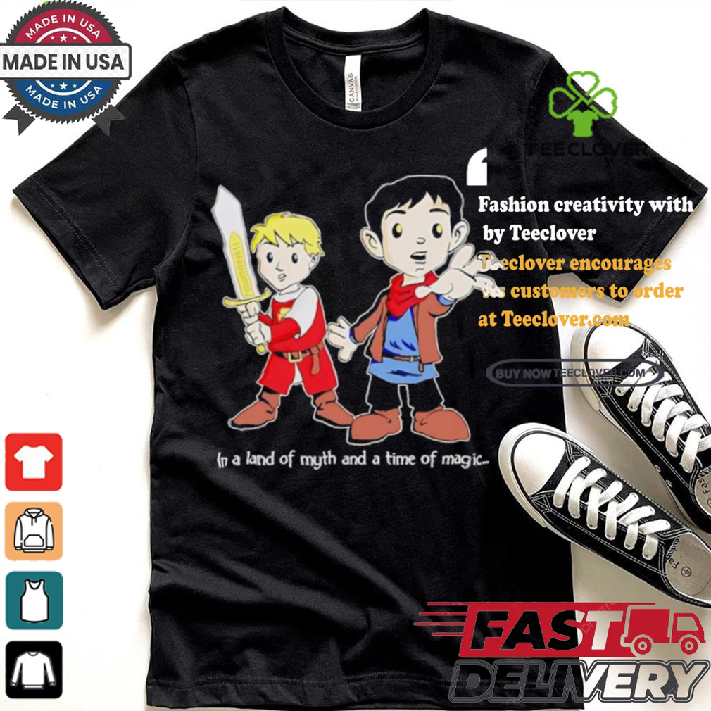 In a land of myth and a time of magic merlin shirt In a land of myth and a time of magic merlin shirt