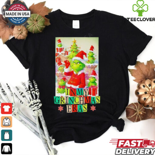 In a world full of Snoopy’s be a Grinch Christmas lights shirt