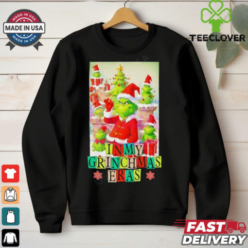 In a world full of Snoopy’s be a Grinch Christmas lights shirt