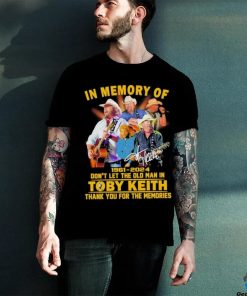 In memory of 1961 2024 don’t let the old man in toby keith thank you for the memories hoodie, sweater, longsleeve, shirt v-neck, t-shirt