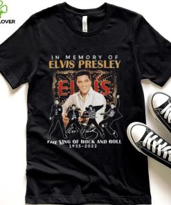 In memory of Elvis Presley the king of Rock and Roll 1935 2022 signature hoodie, sweater, longsleeve, shirt v-neck, t-shirt