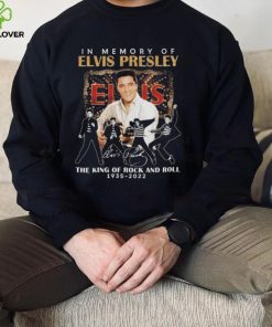 In memory of Elvis Presley the king of Rock and Roll 1935 2022 signature hoodie, sweater, longsleeve, shirt v-neck, t-shirt