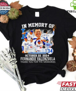 In memory of Fernandomania Fernando Valenzuela thank you shirt