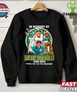 In memory of Rickey Henderson Oakland 1958 2024 thank you for the memories signature Limited Edition