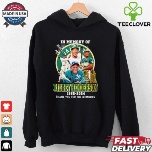 In memory of Rickey Henderson Oakland 1958 2024 thank you for the memories signature Limited Edition