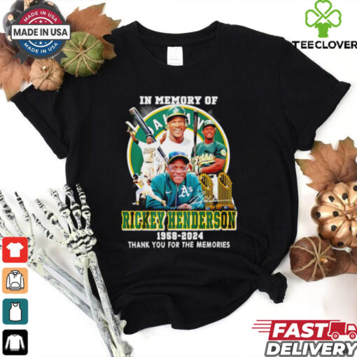 In memory of Rickey Henderson Oakland 1958 2024 thank you for the memories signature Limited Edition