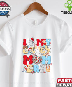 In my Bluey Mom era Christmas 2024 shirt