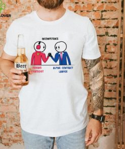 Incompetence Ferrari Strategist Alpine contract Lawyer shirt