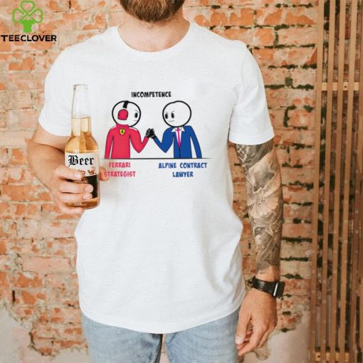 Men’s Ferrari Strategist Alpine Contract Lawyer Shirt – Professional Incompetence-Proof Design