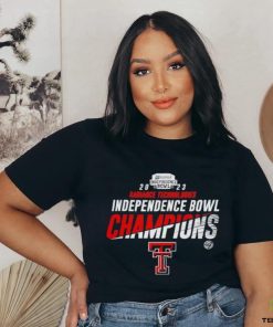 Independence Bowl 2023 Champions Texas Tech Red Raiders Logo T Shirt