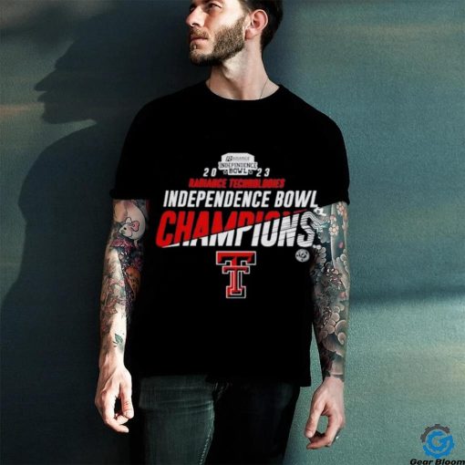 Independence Bowl 2023 Champions Texas Tech Red Raiders Logo T Shirt